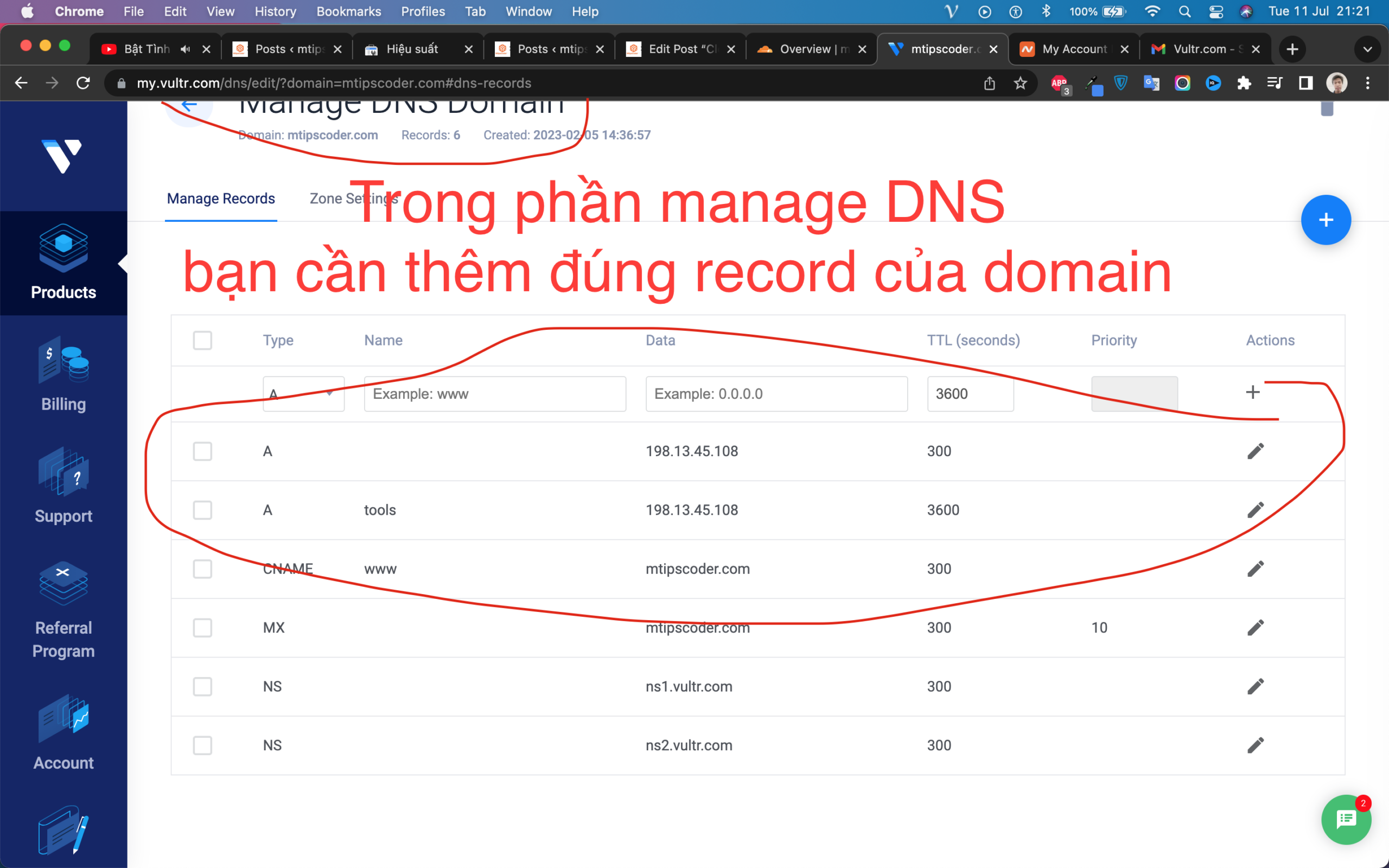 Cấu hình website tương tự như ảnh tôi cung cấp - nhưng với IP của bạn nha.